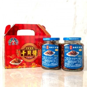 海鮮干貝醬禮盒<兩瓶裝>(宏裕行) 海鮮干貝醬禮盒<兩瓶裝>(宏裕行)